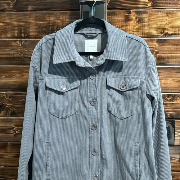 Avec Les Filles Corduroy Shirt Jacket - Picture 2 of 12